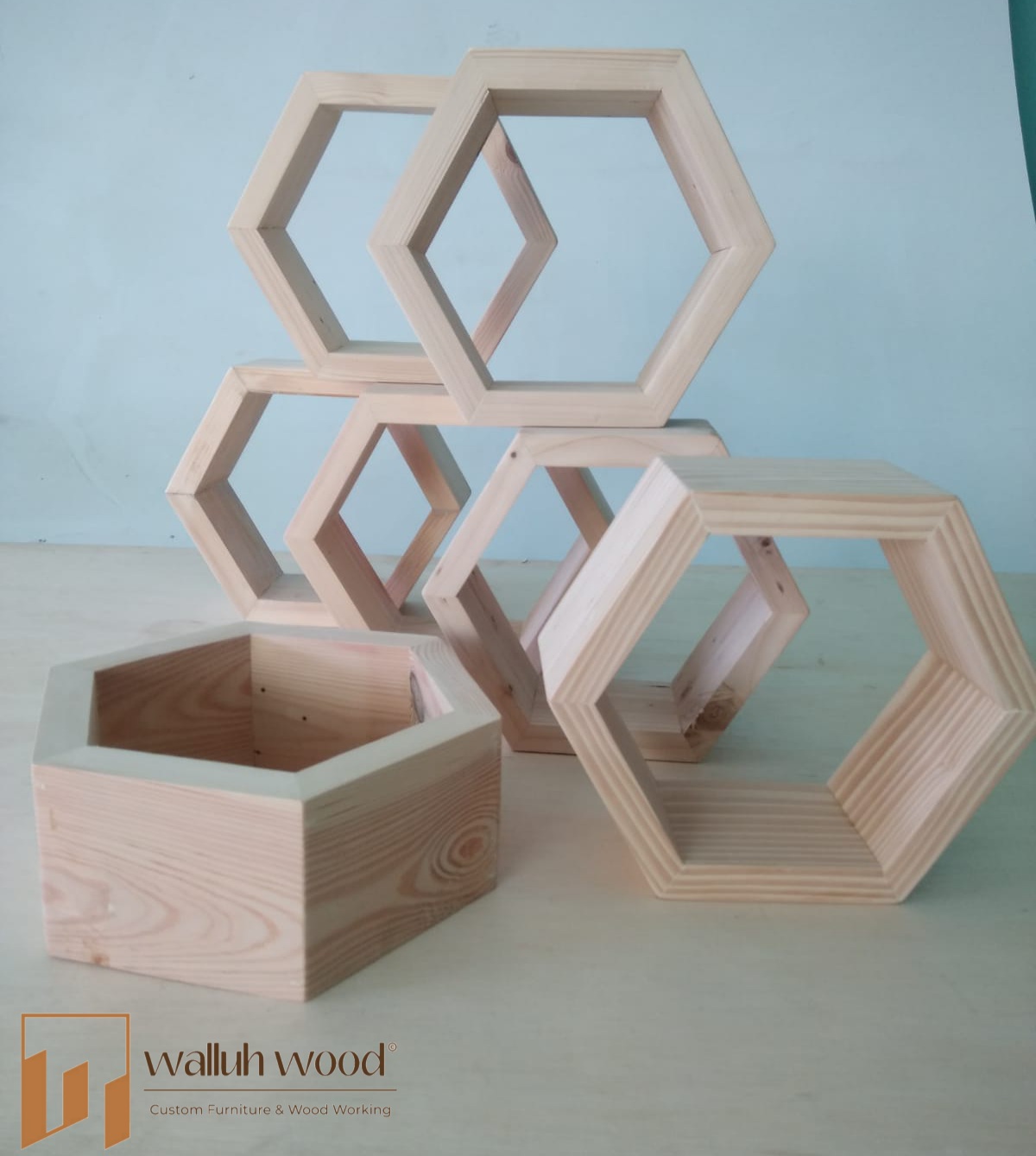 Hexagon walldecor