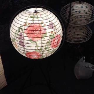 Lampion Decoupage