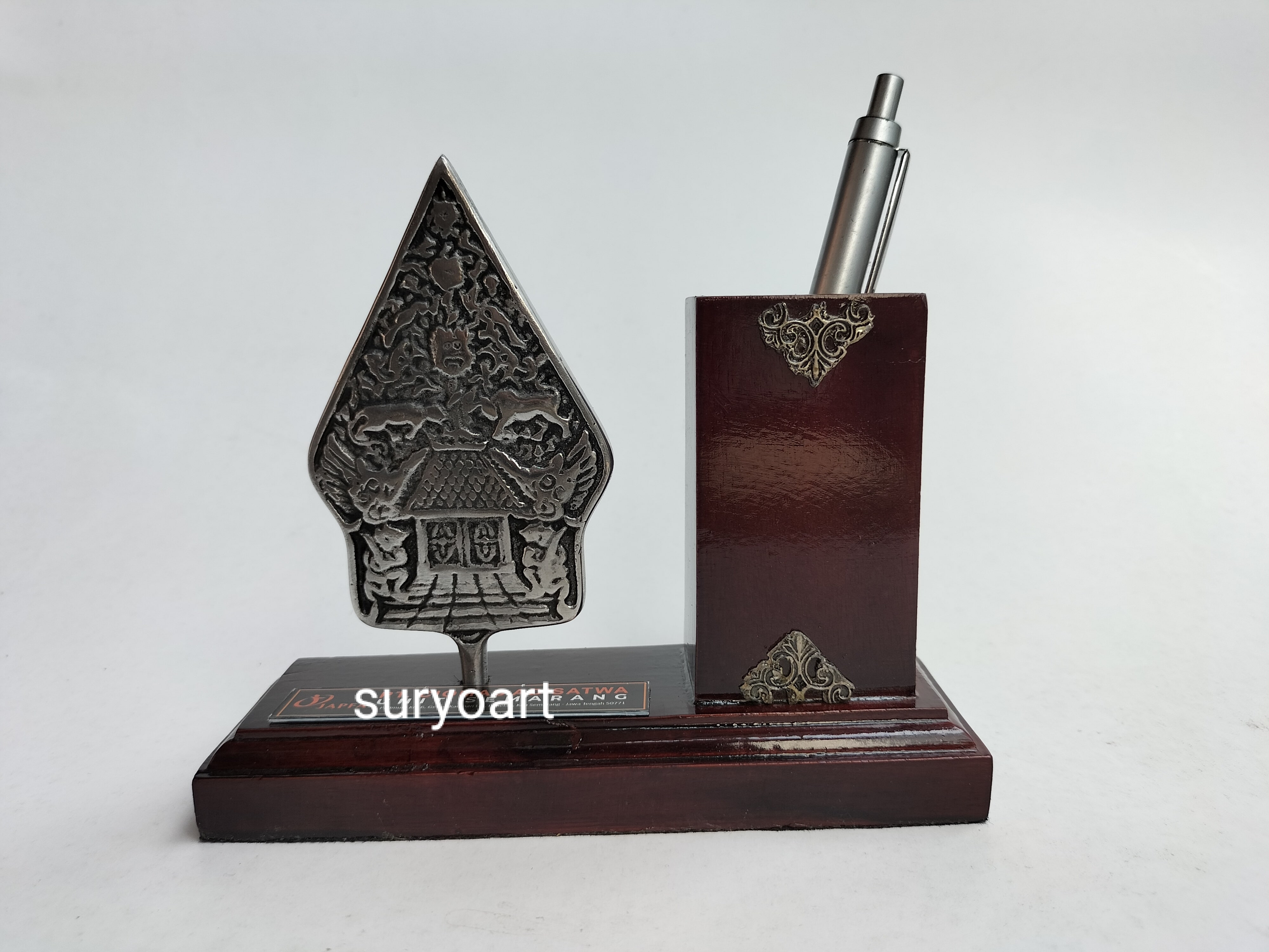 Pen Holder Wayang Alumunium (Pesanan)