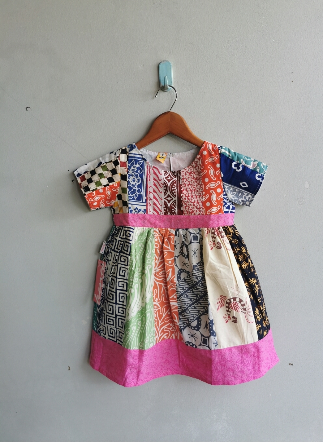 Kenes Dress Patchwork Anak