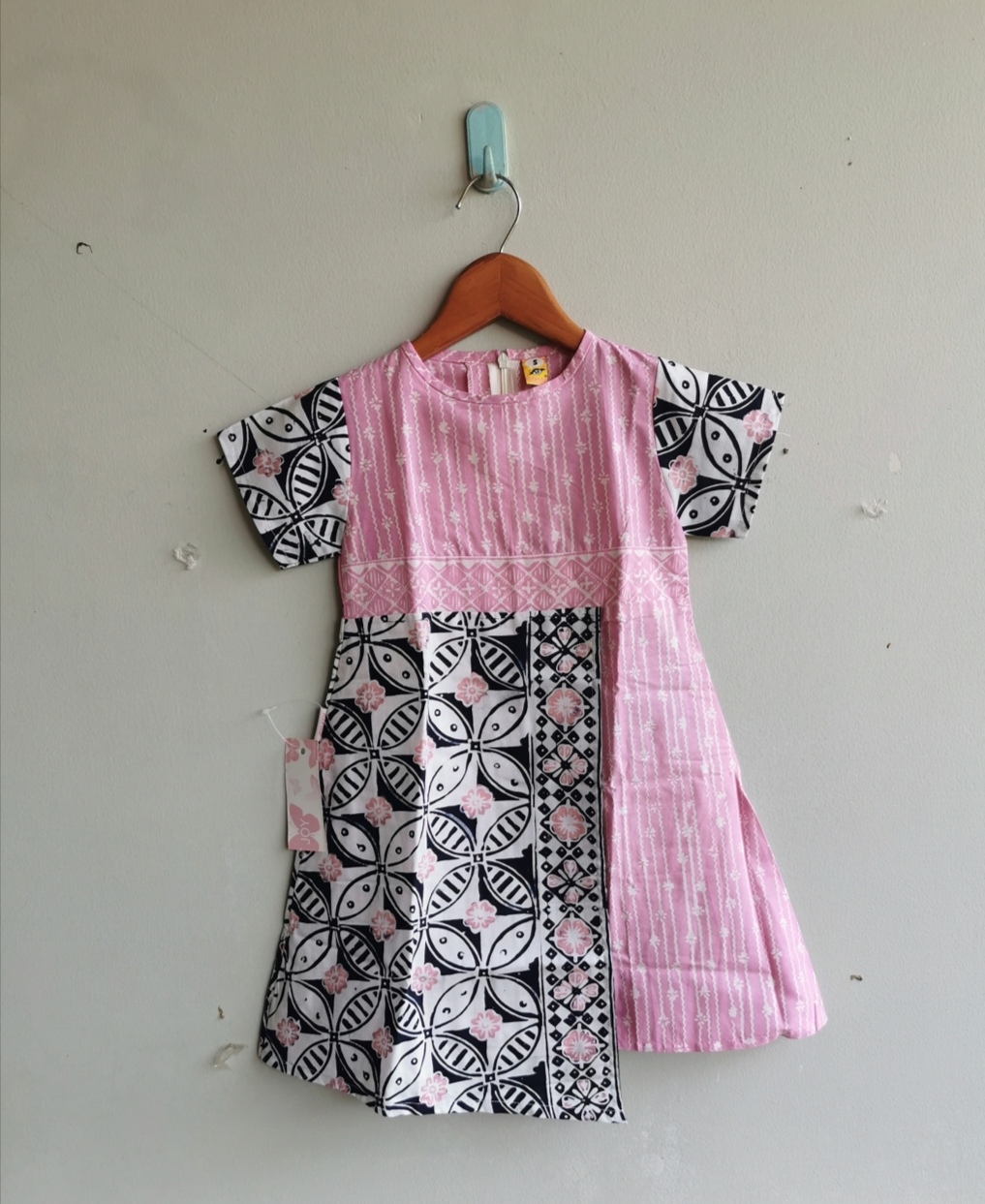 Dress Pink Truntum Anak