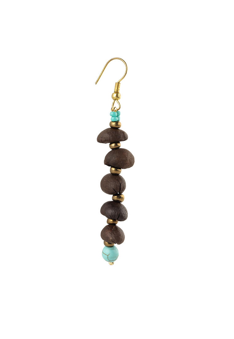 Coffee Beans Drop Earrings