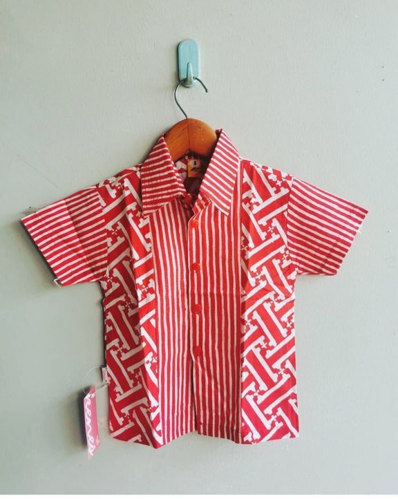 Kemeja Batik Boy Merah