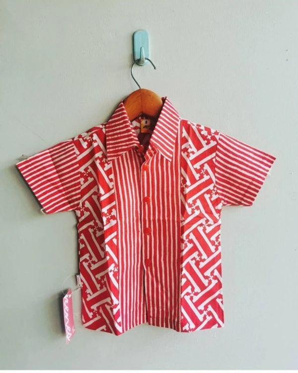 Kemeja Batik Boy Merah
