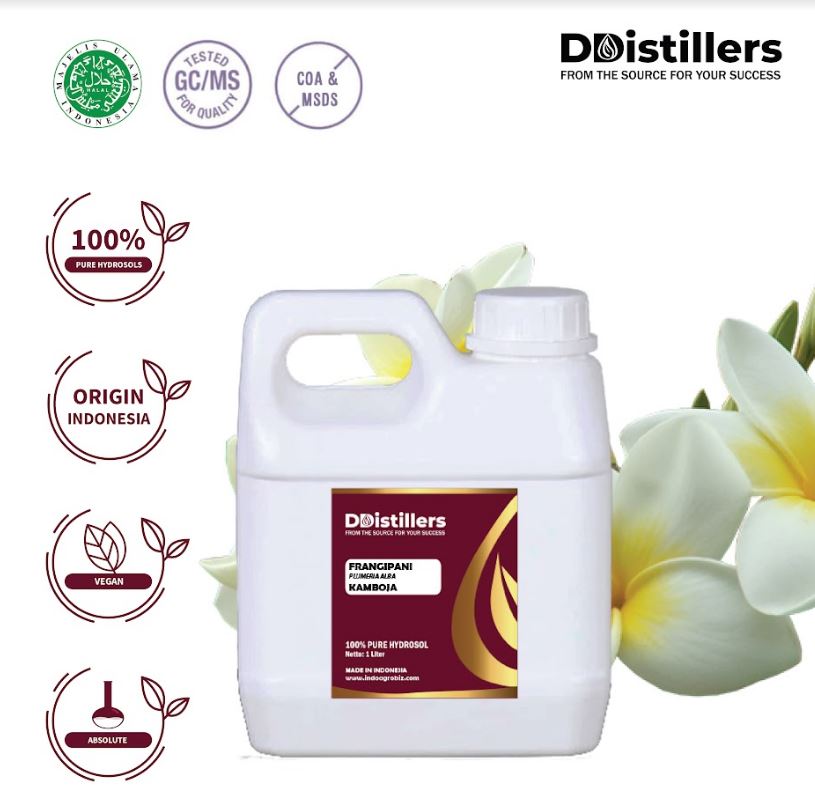 Kamboja / Hydrosol Frangipani 100% Pure (1 L)