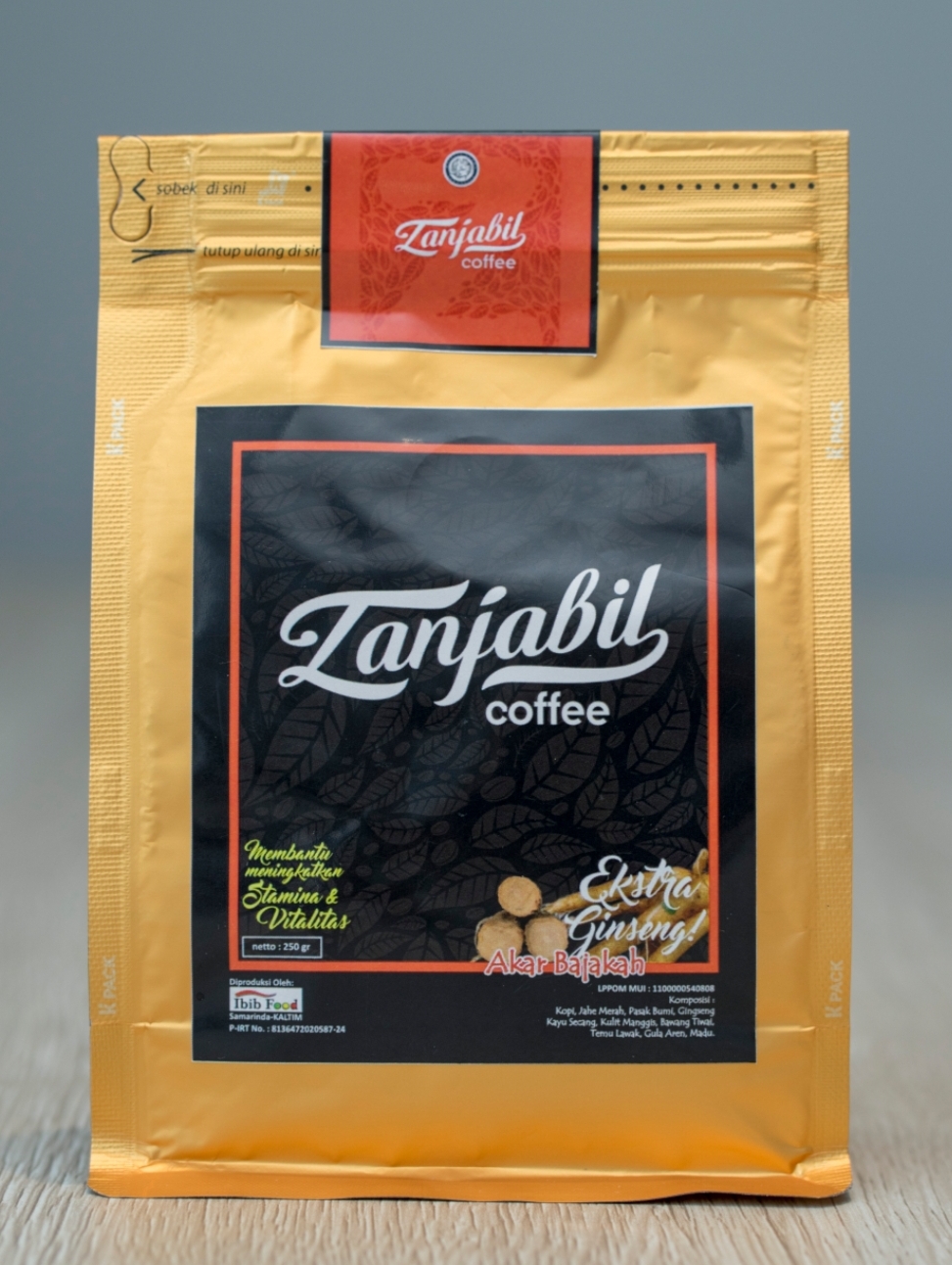 Kopi Jahe Merah Tanjabil