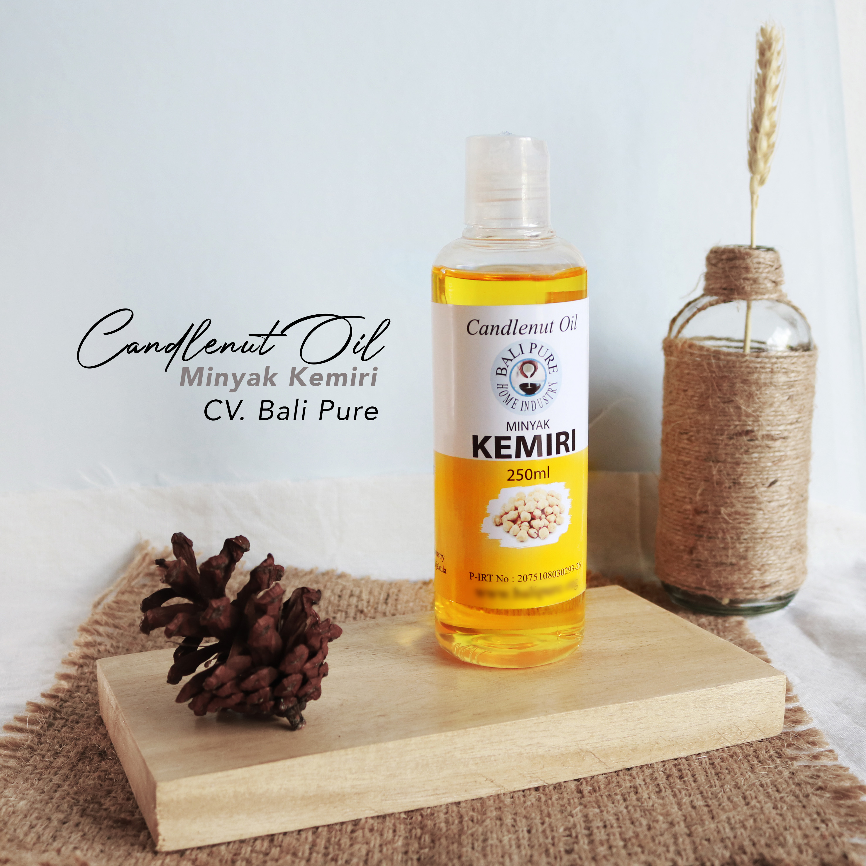 Bali Pure Home Industry Minyak Kemiri Penumbuh Rambut 250ml