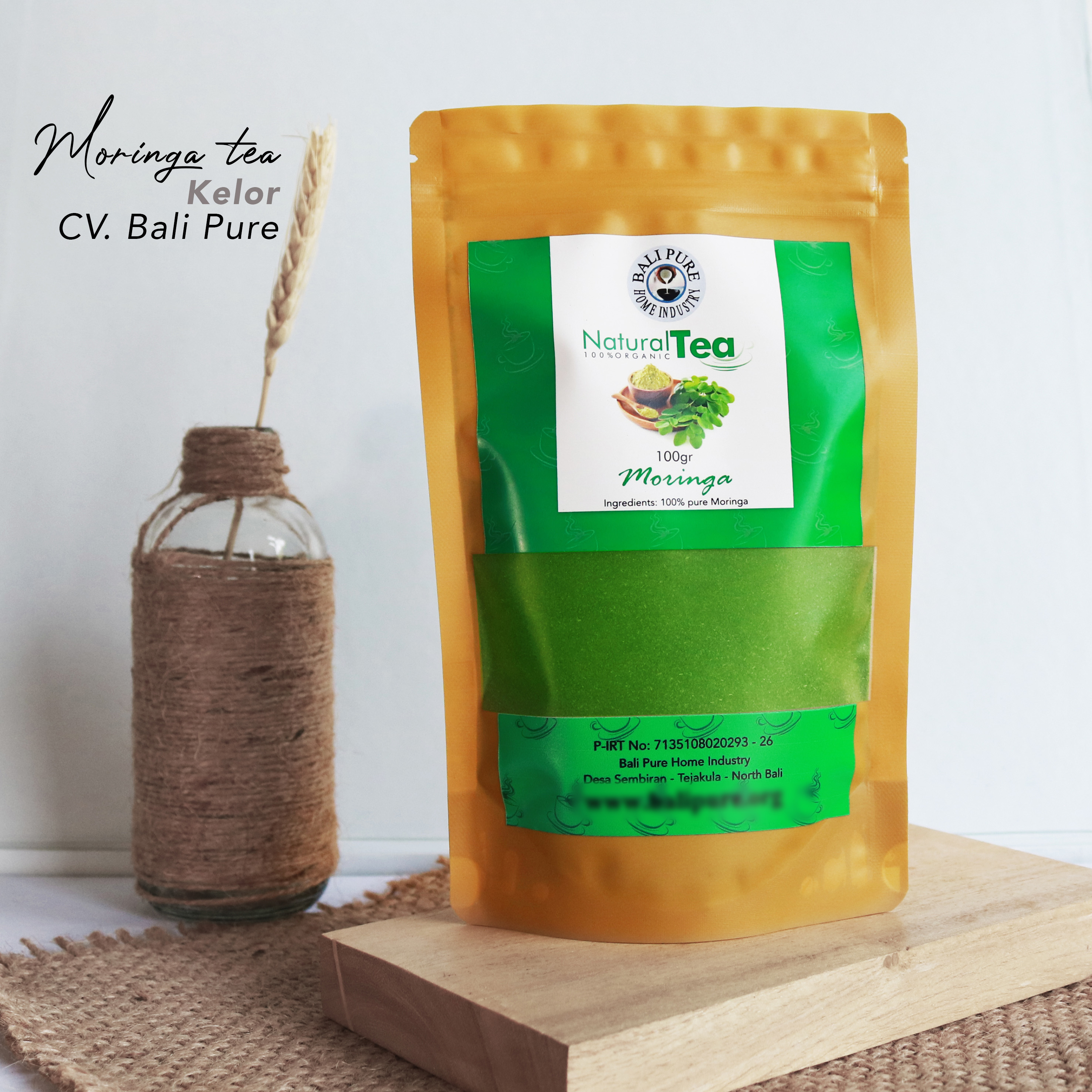 Bali Pure Home Industry - Bubuk Kelor - Moringa 100 gram Organik