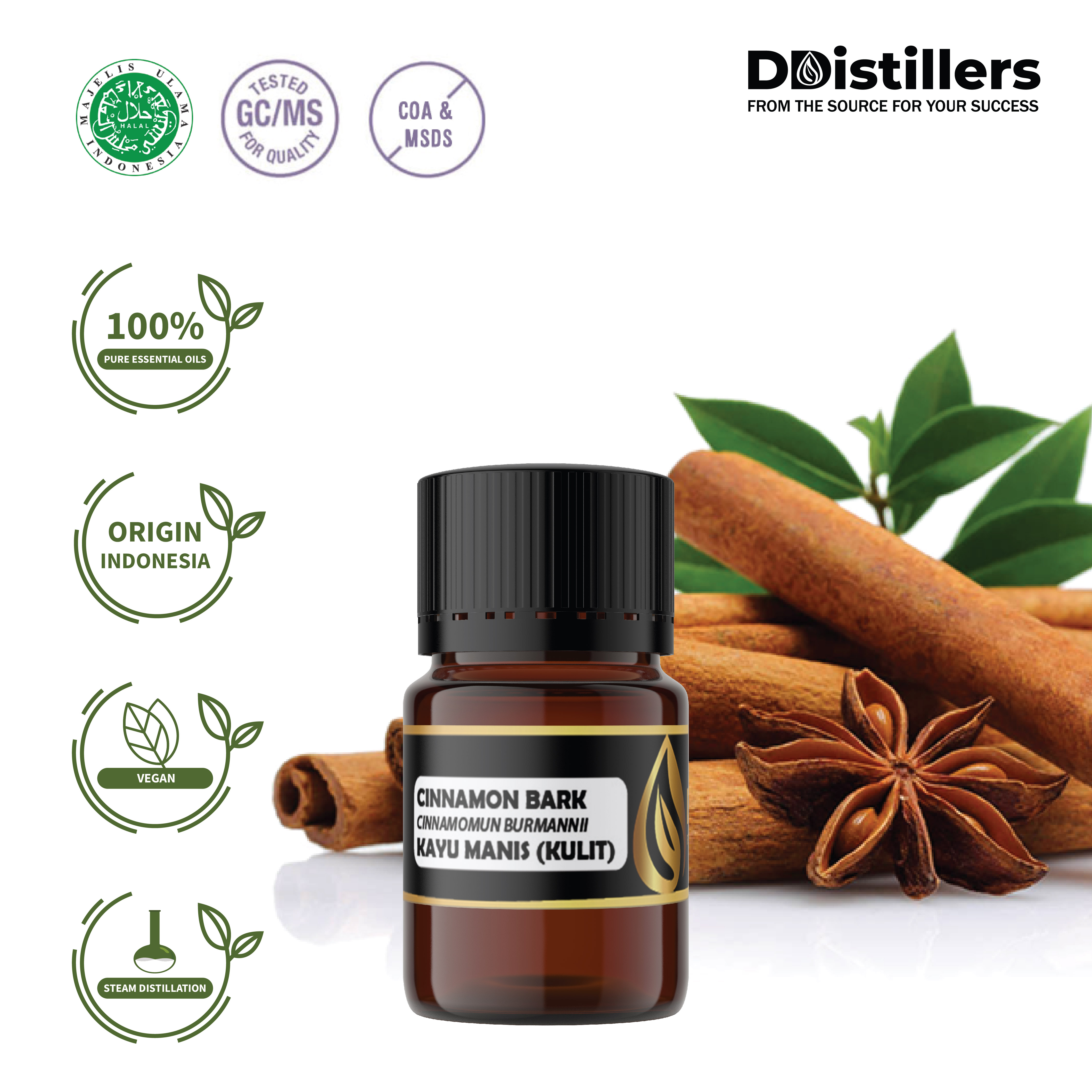 Kayu Manis / Cinnamon Bark Essential Oil 100 % Pure