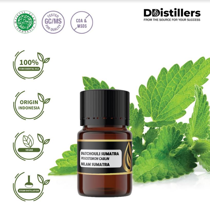 Nilam Sulawesi / Patchouli Essential Oil 100% Pure (2 ml)