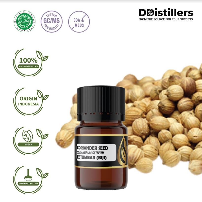 Minyak Atsiri Ketumbar Biji / Coriander Seed Essential Oil 100% Pure (2-10 ml)