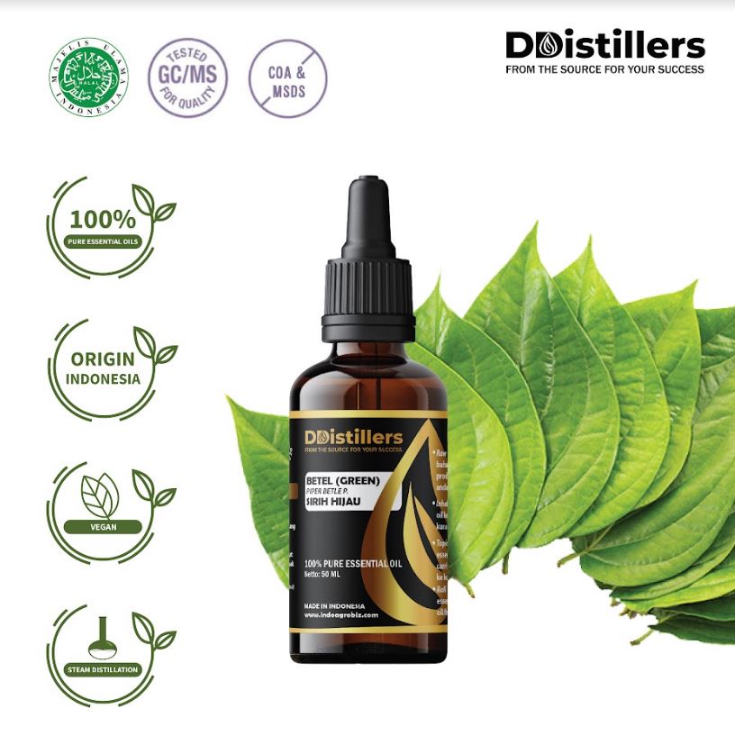 Sirih Hijau / Betel Green Leaf Essential Oil 100% Pure (50-500 ml)