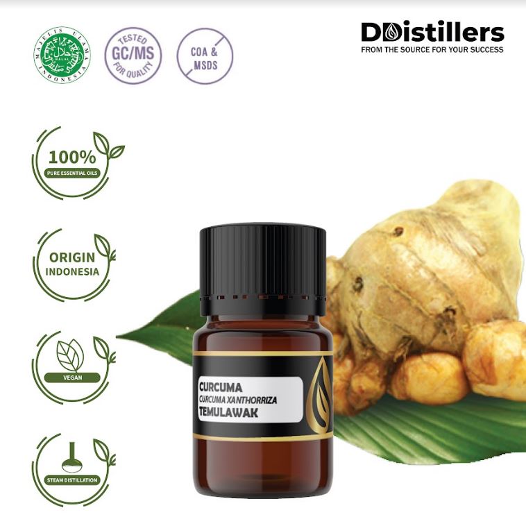 Minyak Atsiri Temulawak / Curcuma Essential Oil 100% Pure (2-10 ml)