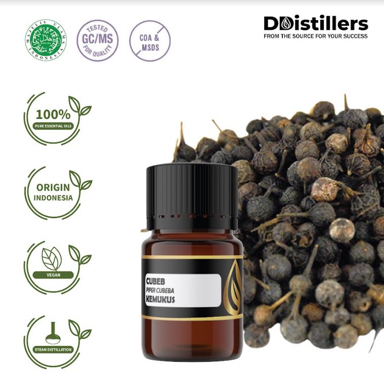 Minyak Atsiri Kemukus / Cubeb Essential Oil 100% Pure (2-10 ml)