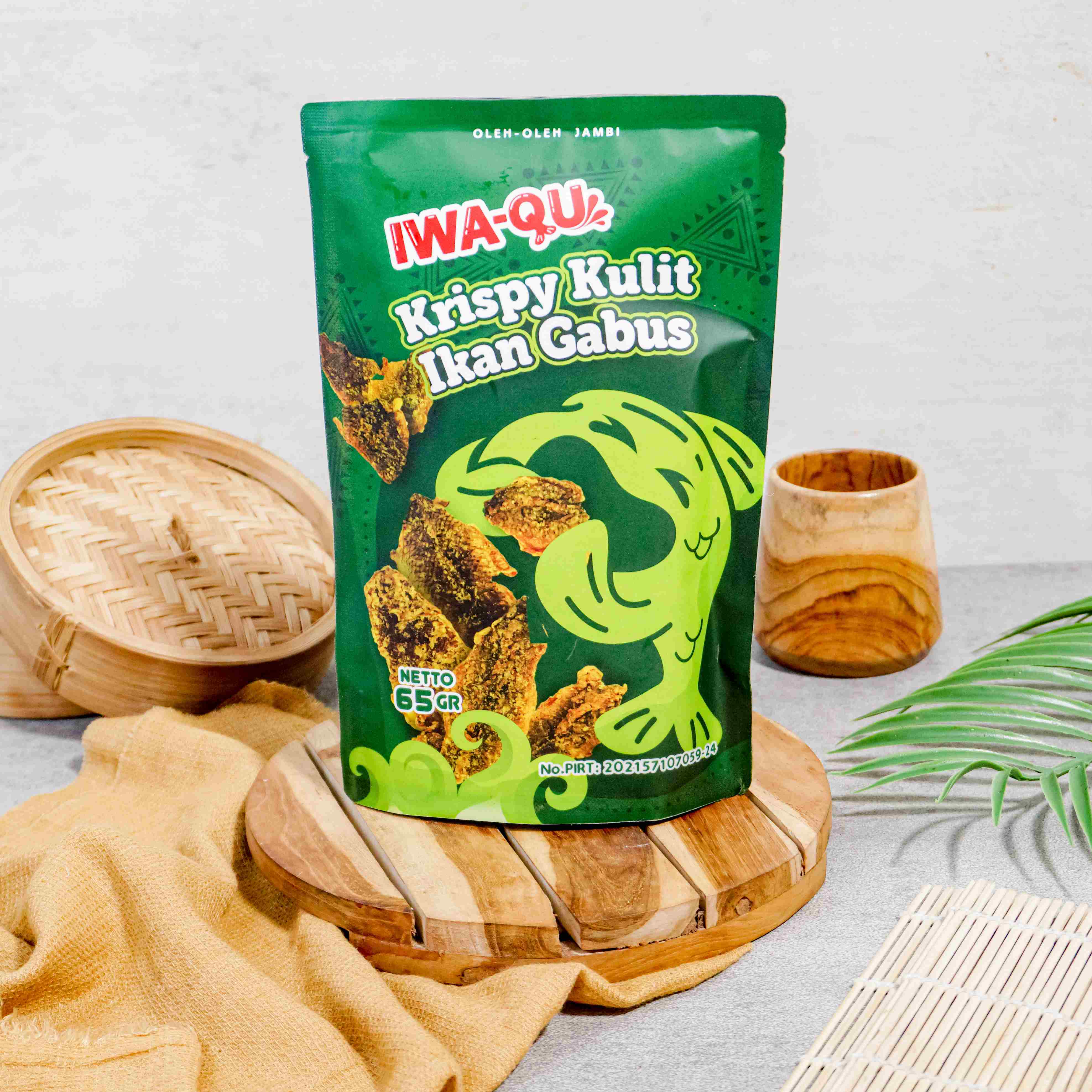 Crispy Kulit Ikan Gabus IWAQU