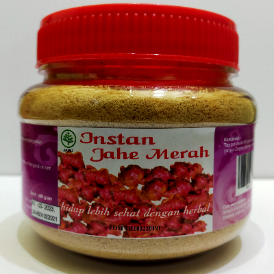 Instan Jahe Merah 400g dengan gula tebu