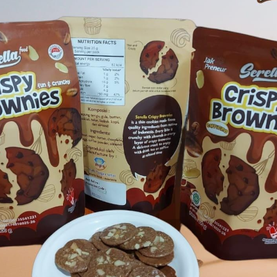 Crispy Brownies Serella Food 100gram