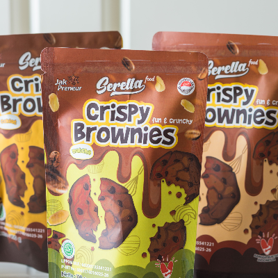 Crispy Brownies Serella Food 100gram