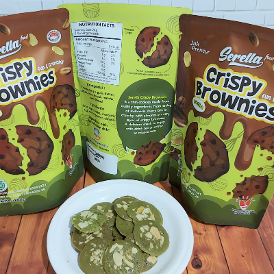 Crispy Brownies Serella Food 100gram