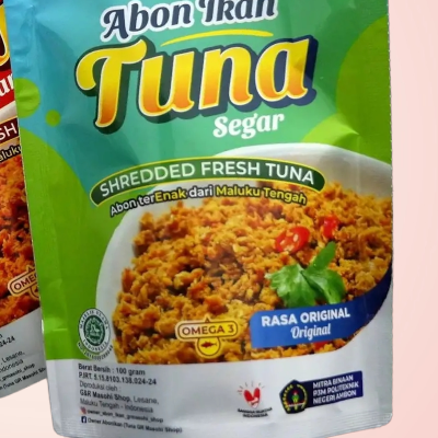 Abon ikan tuna segar rasa original 100 gr