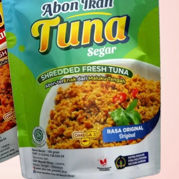 Abon ikan tuna segar rasa original 100 gr