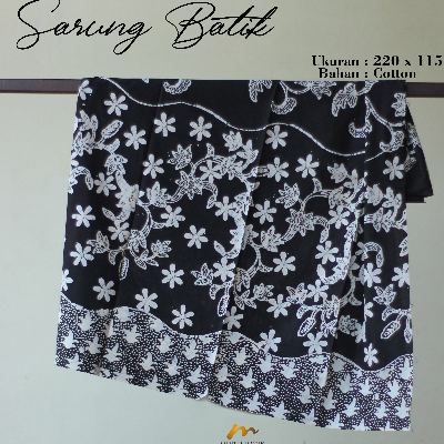 sarung batik tulis 1 warna