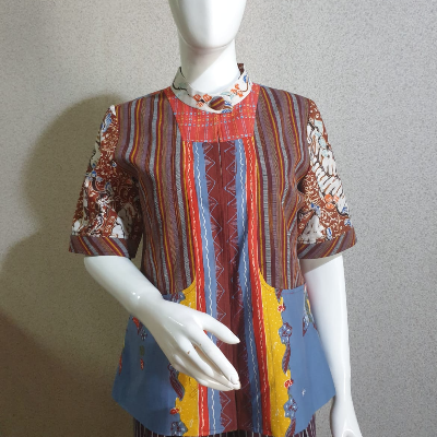 Blouse atasan wanita tangan pendek