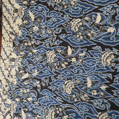 Kain Batik Tulis Mega Mendung Hokokai