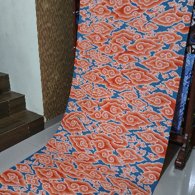 Kain Batik Tulis Mega Mendung Layer 9