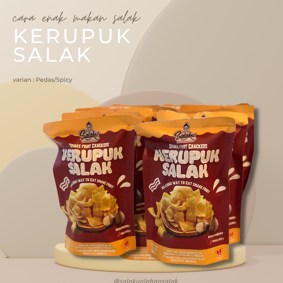 Kerupuk Salak Pedas SALAKU®️