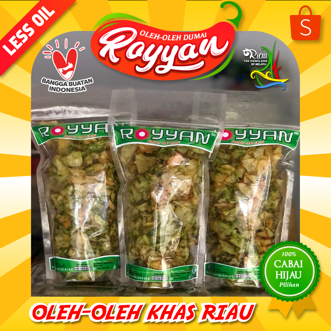 Keripik Cabe Hijau Khas Riau