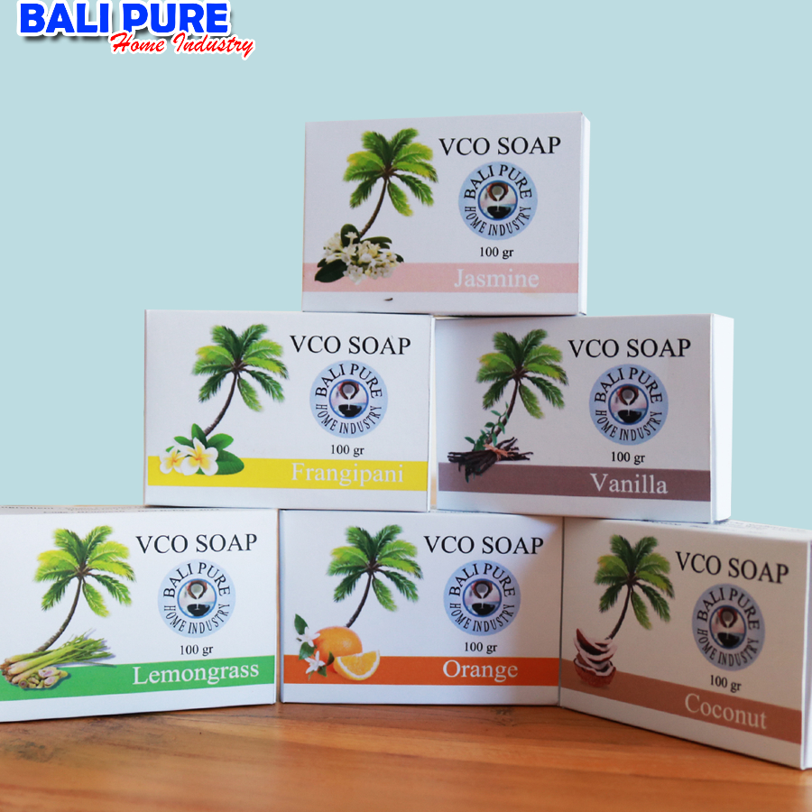 Bali Pure Home Industry VCO Soap Tuberosa 100 gr BPOM