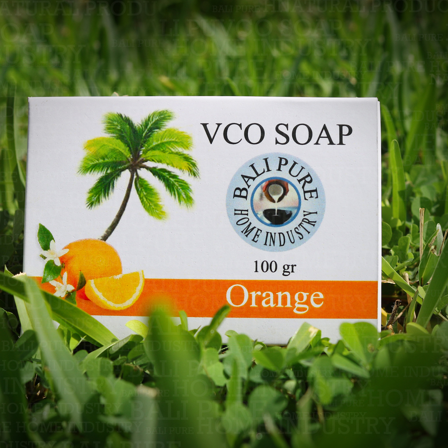 Bali Pure Home Industry VCO Soap Orange 100 gr BPOM