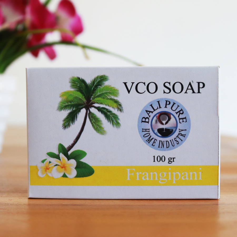 Bali Pure Home Industry VCO Soap Frangipani 100 gr BPOM