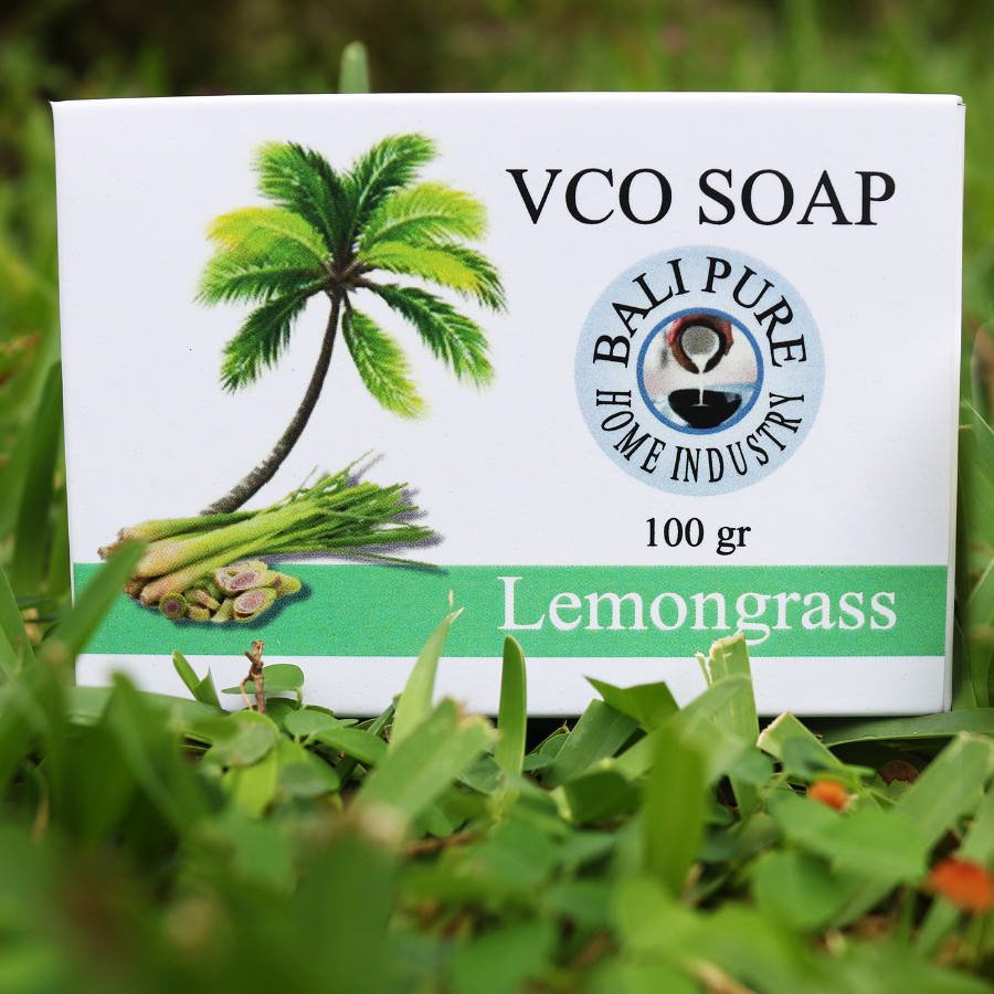 Bali Pure Home Industry VCO Soap Lemongrass 100 gr BPOM