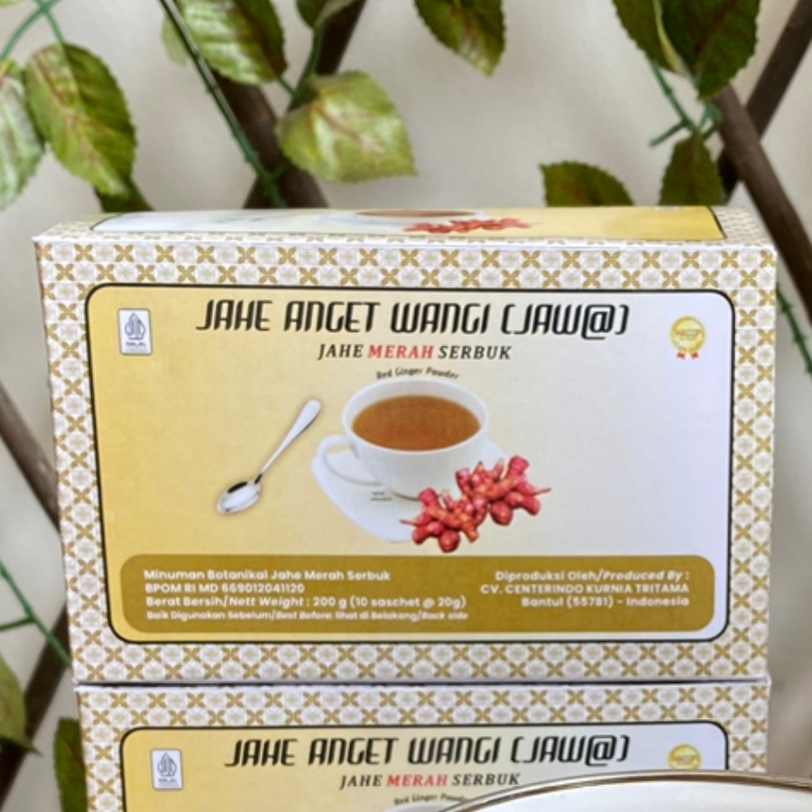 Jahe Anget Wangi (JAW@) – jahe  merah serbuk