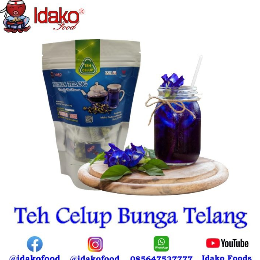 Teh Celup Bunga Telang