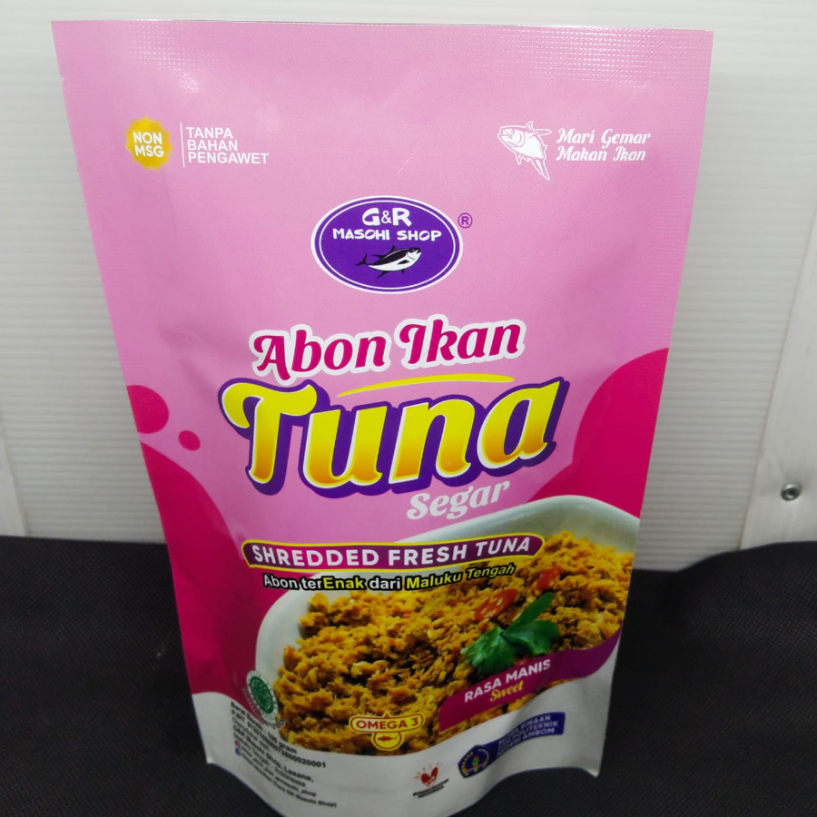 abon ikan tuna segar rasa Manis