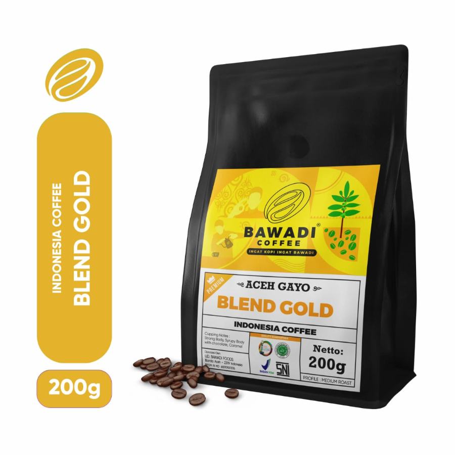 Bawadi Kopi Blend Gold Aceh Gayo 200gr