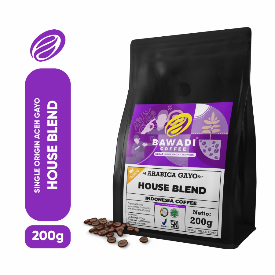 Bawadi Kopi House Blend 200gr