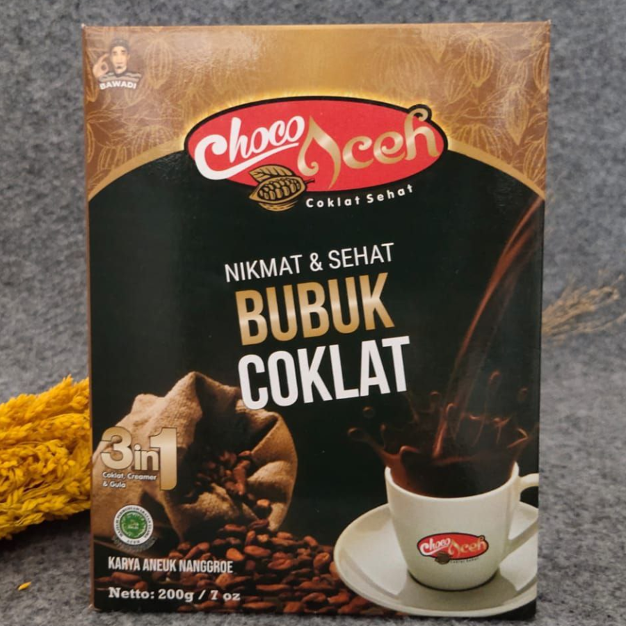 Bawadi Bubuk Coklat Aceh 200g - Cocoa Powder Aceh