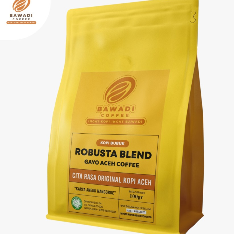 Bawadi kopi Robusta Gayo 100g - Kopi Aceh