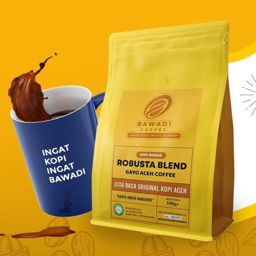 Bawadi kopi Robusta Gayo 100g - Kopi Aceh