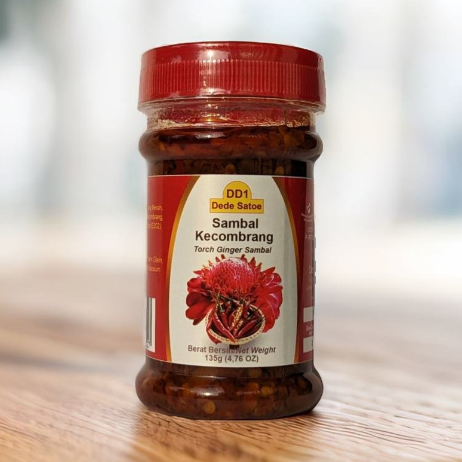 Dede Satoe Sambal Kecombrang - Sambal Bunga Kecombrang Botol PET 135gr