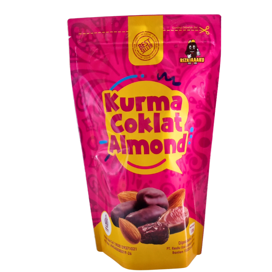 Coklat kurma Almond rizkiaaaku