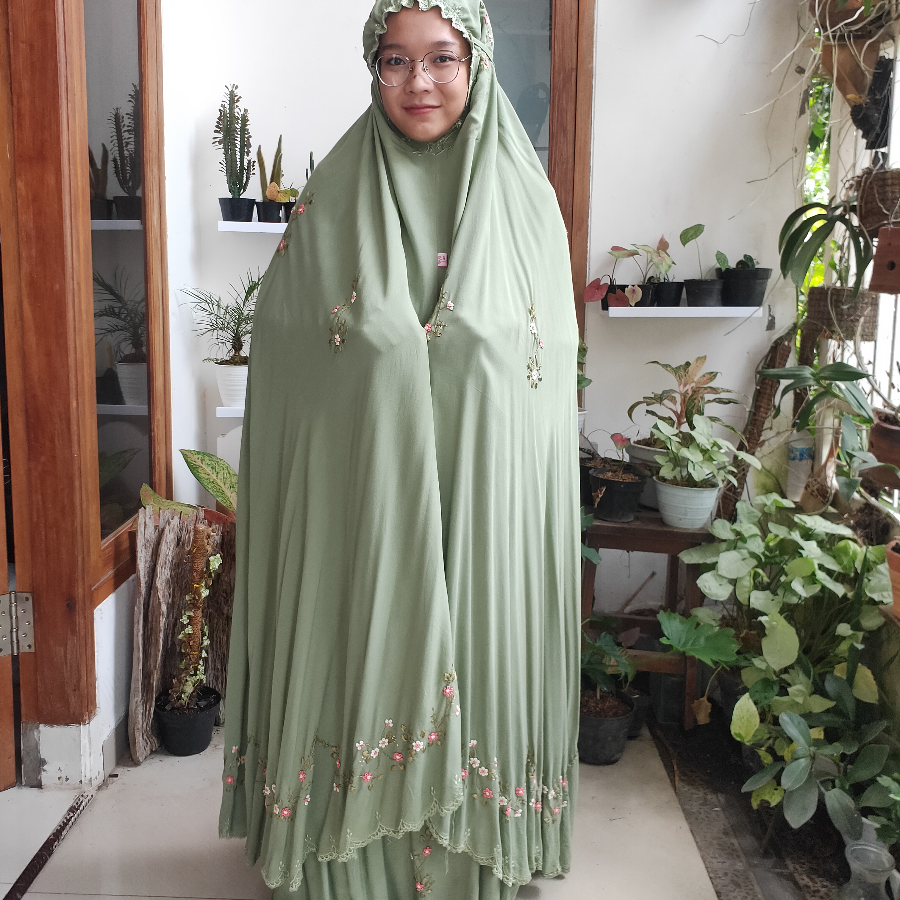 Mukenah Sulam Rayon