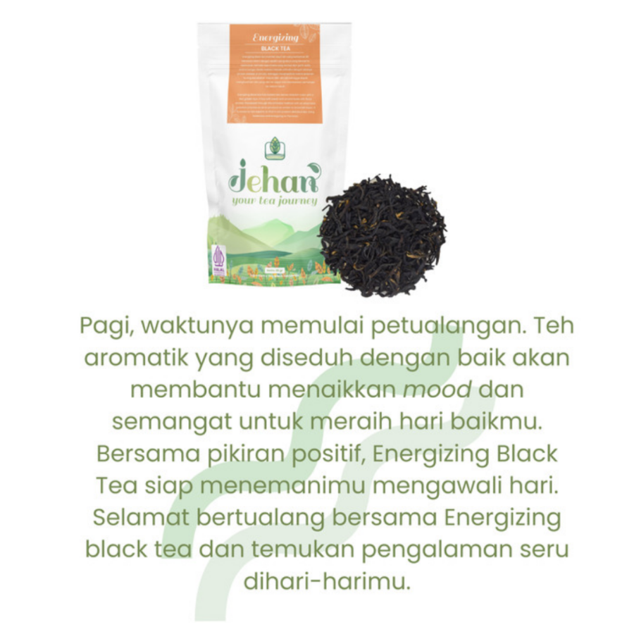 Energizing black tea