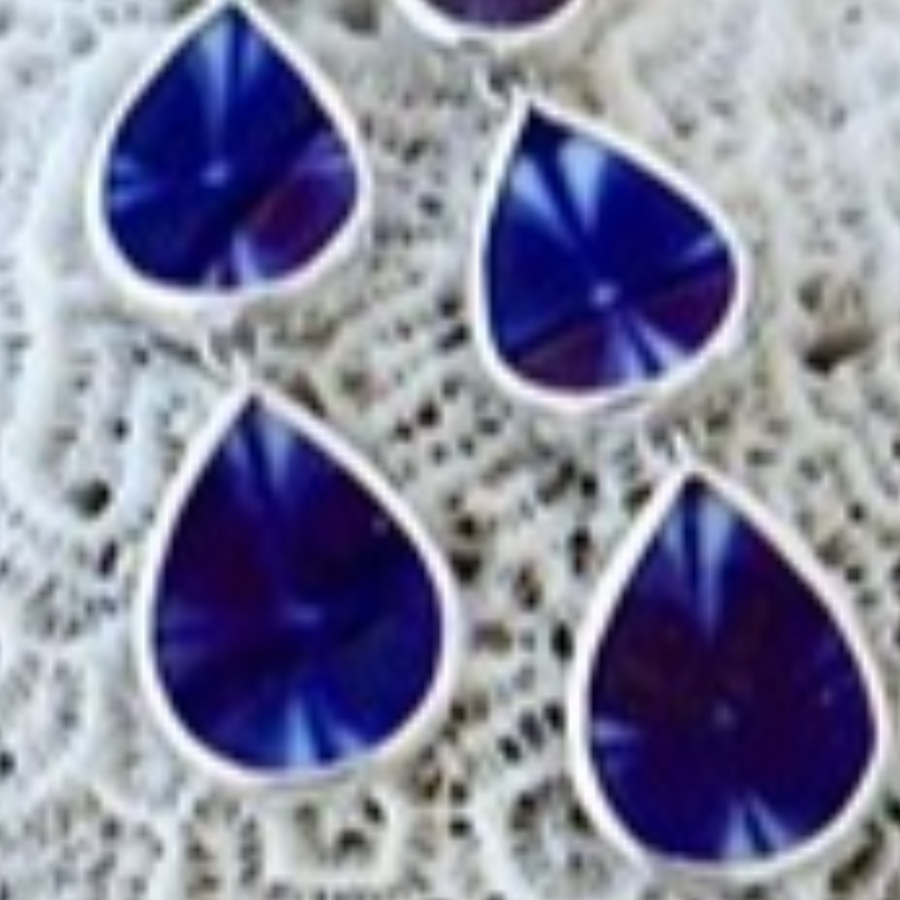 Anting Biru Silver