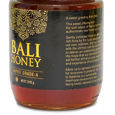 Bali Honey, Natural Raw Honey 310gr /pcs