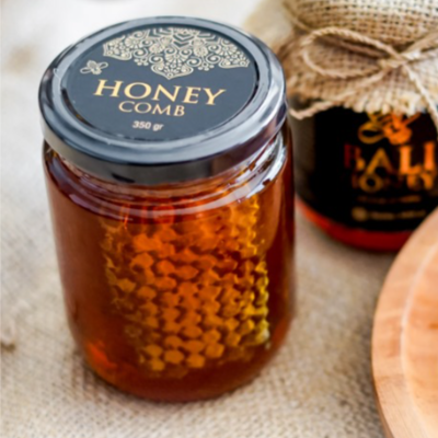 Bali Honey, Natural Raw Honey with Honeycomb 310gr /pcs